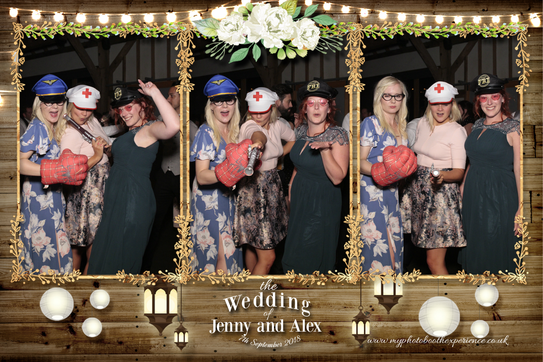 Jenny & Alex's Wedding | View more photos from the event at gallery.myphotoboothexperience.co.uk/u/MyPhotoBoothExperienceLtd/Jenny-Alexs-Wedding